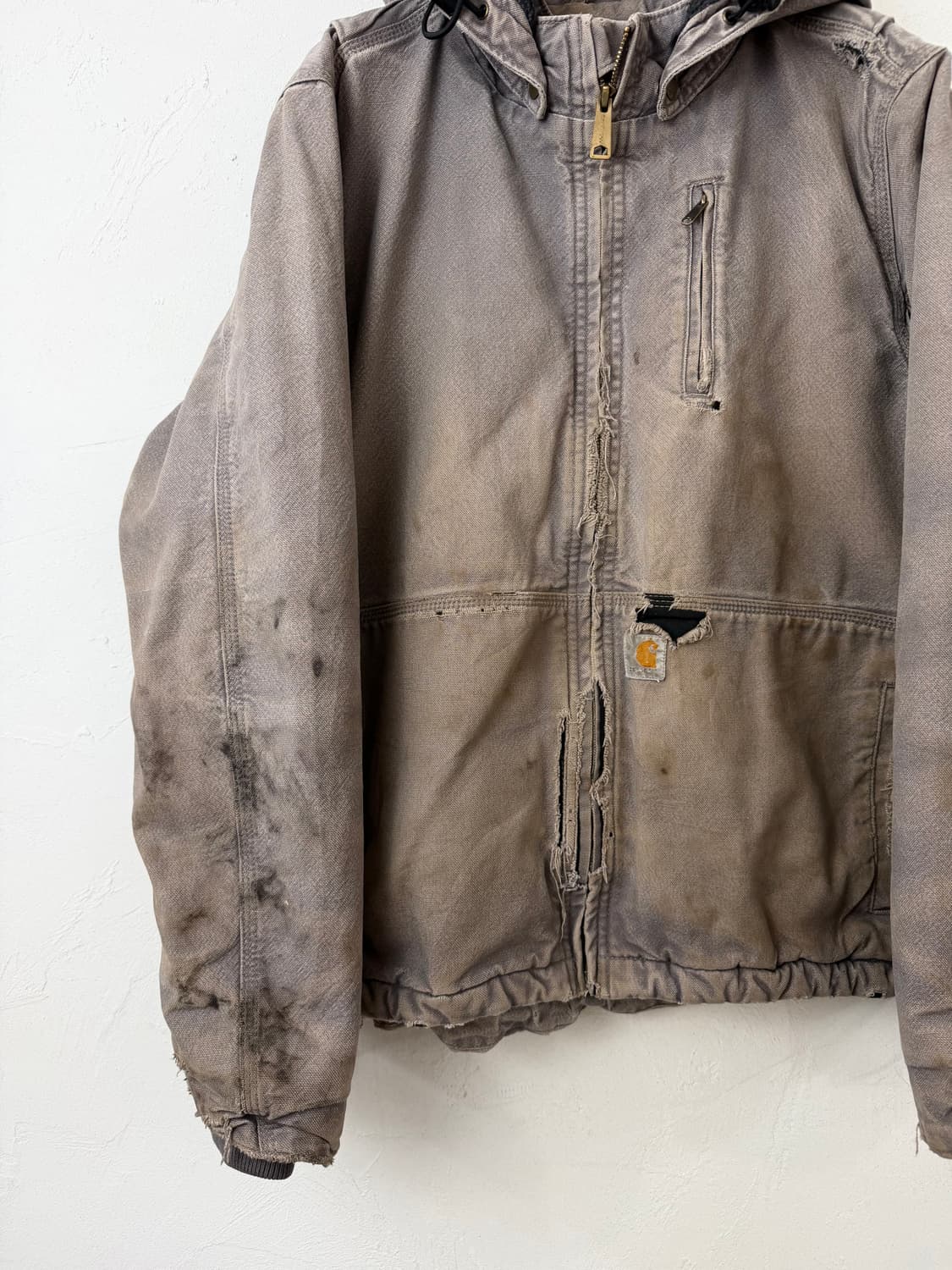 빈티지 쓰래쉬드 칼하트 풀스윙 자켓 상품이미지2