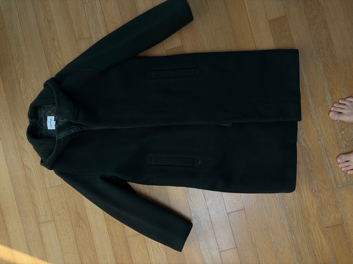 라코스테 후드 울 코트 상품이미지1