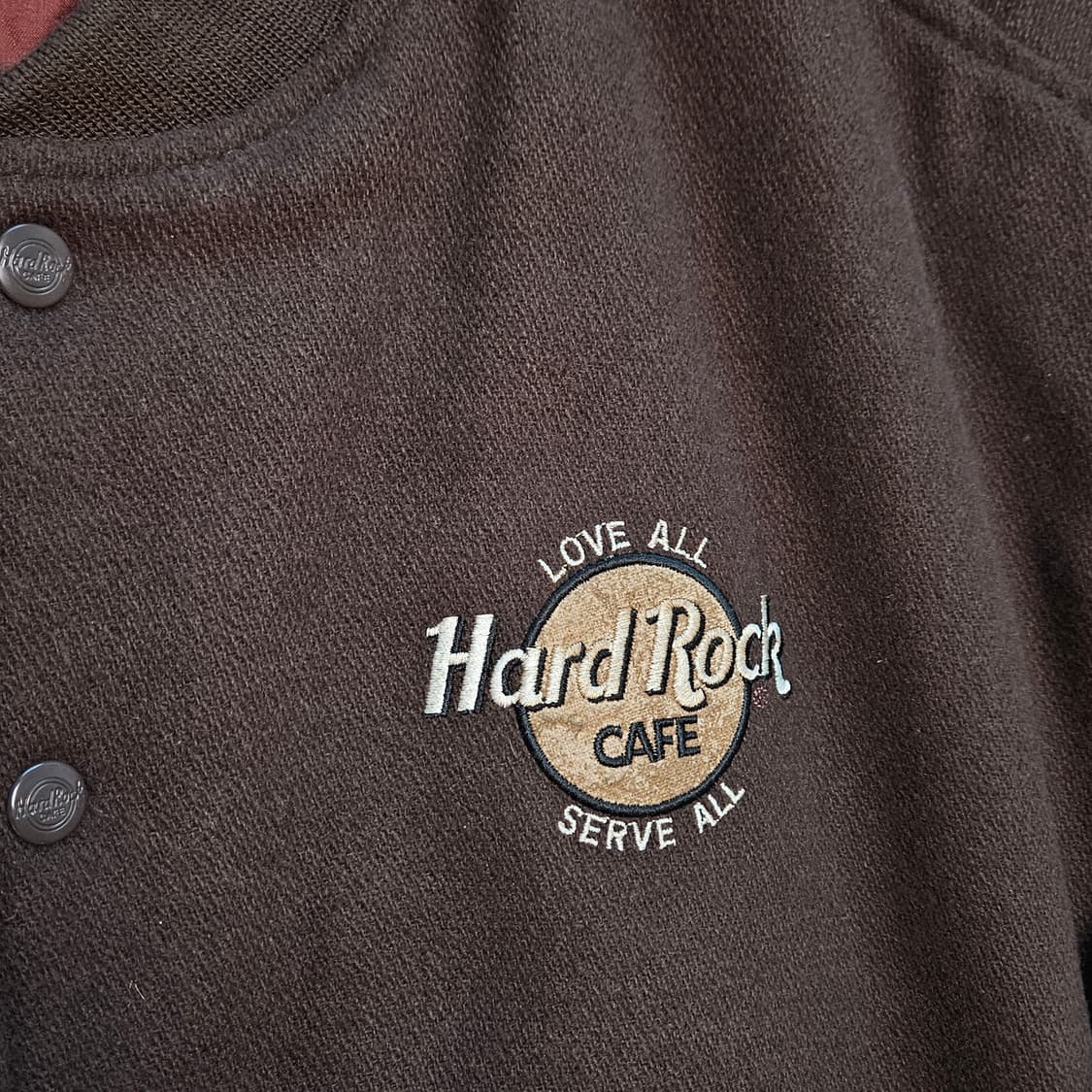 90s 하드록카페 울레더 바시티  상품이미지7