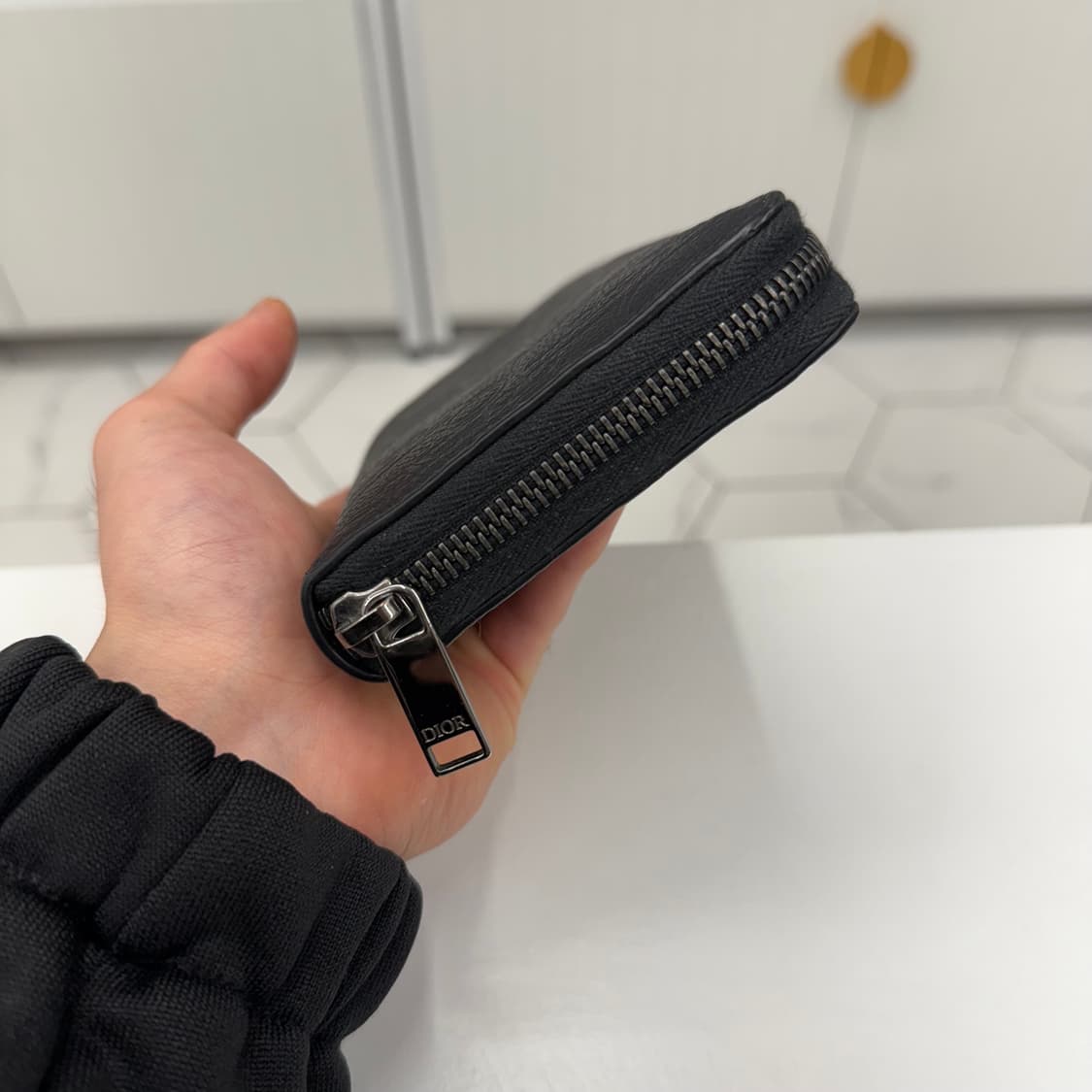 디올 오블리크 그래비티 지퍼 장지갑 상품이미지3