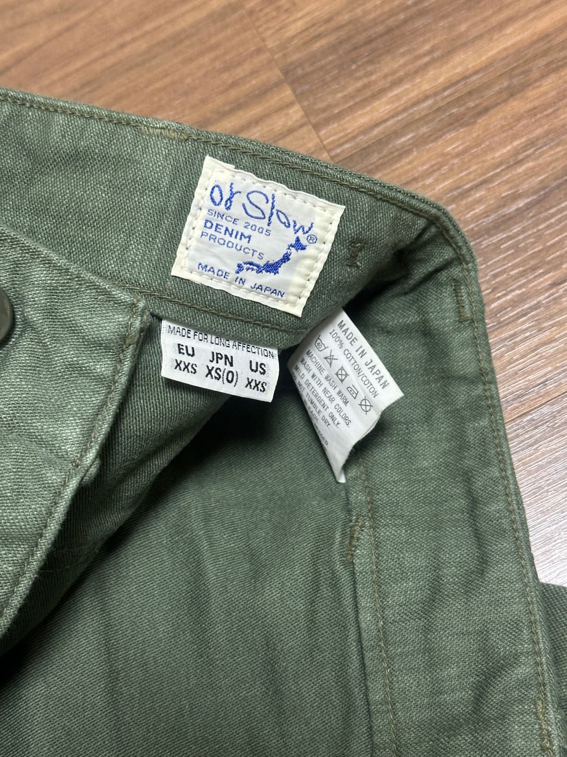 오어슬로우 퍼티그 팬츠 XS(0사이즈) 상품이미지4