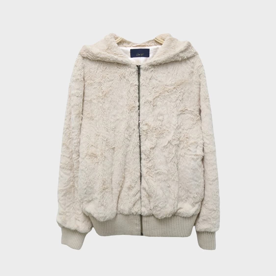 2top 퍼 y2k 후드 집업 자켓 상품이미지1