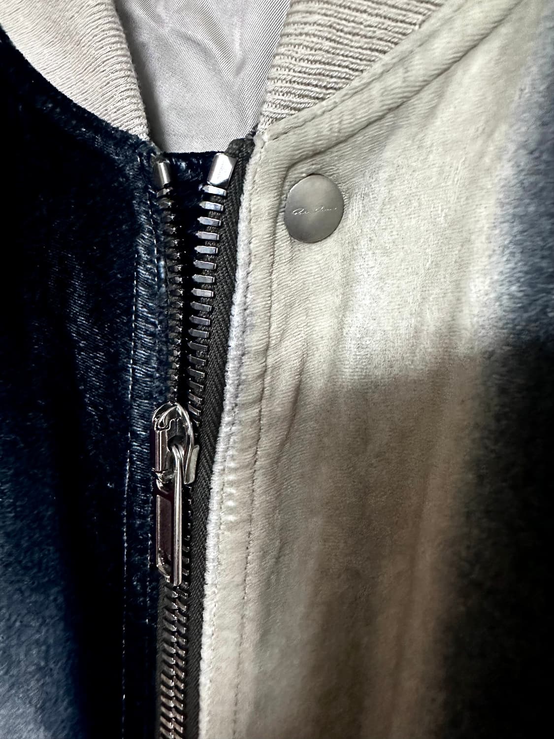 Rick Owens “Velvet Bomber Fog Wash 자켓 상품이미지4