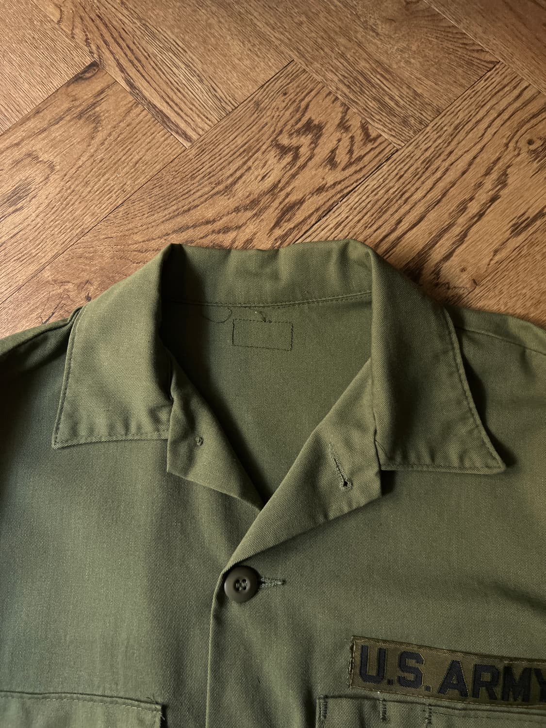 [M]80's 오리지널 U.S ARMY OG-507셔츠 상품이미지2