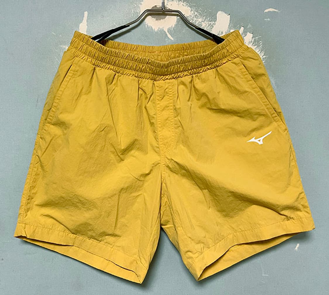 Mizuno 미즈노 4부 남자 우븐 하프팬츠 머스타드 옐로우 L 32 상품이미지1