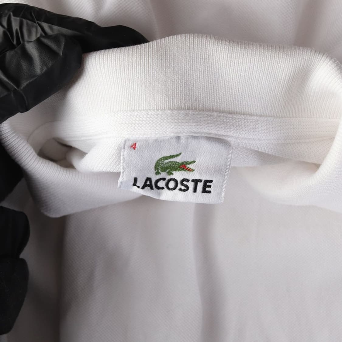 라코스테 화이트 빈티지 피케 폴로 셔츠 4 상품이미지5