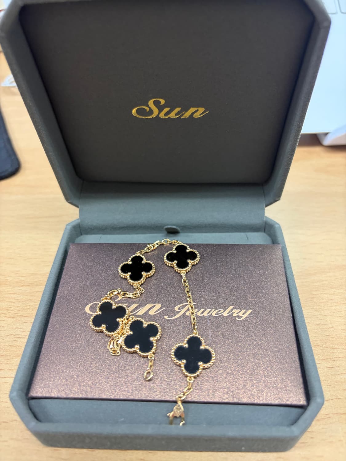 V 오닉스 5모티브 팔찌 상품이미지8