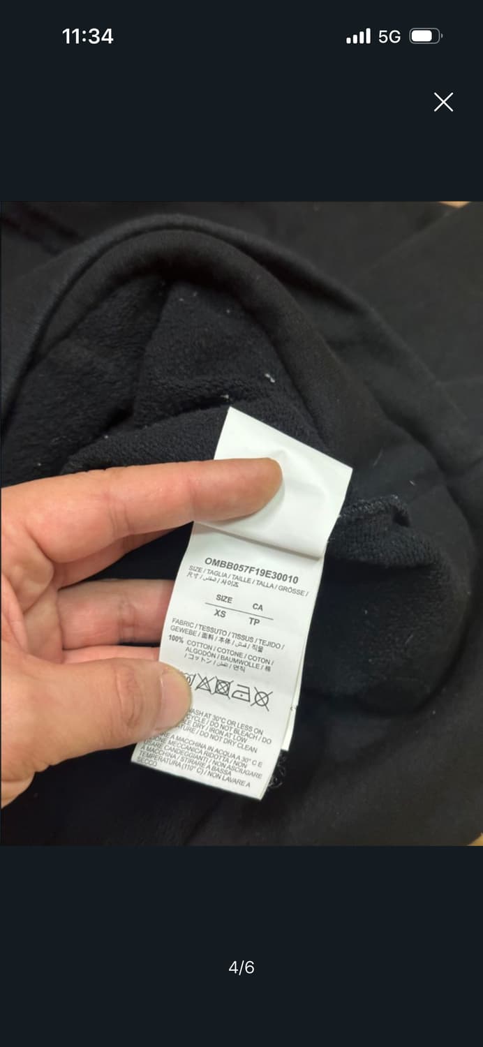 Off white 오프화이트 후드 티셔츠  상품이미지6