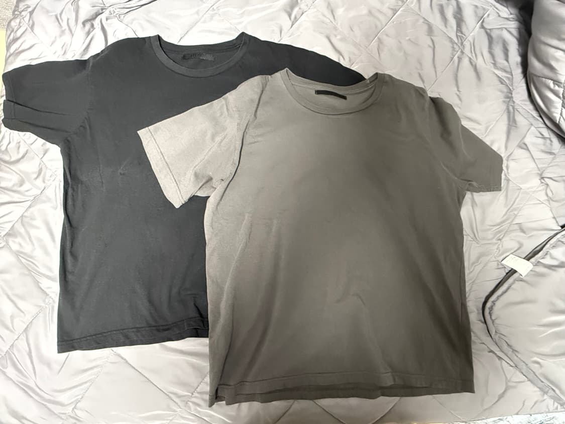 [1] HTAE 90s Basement T Shirts 블랙, 차콜 상품이미지3