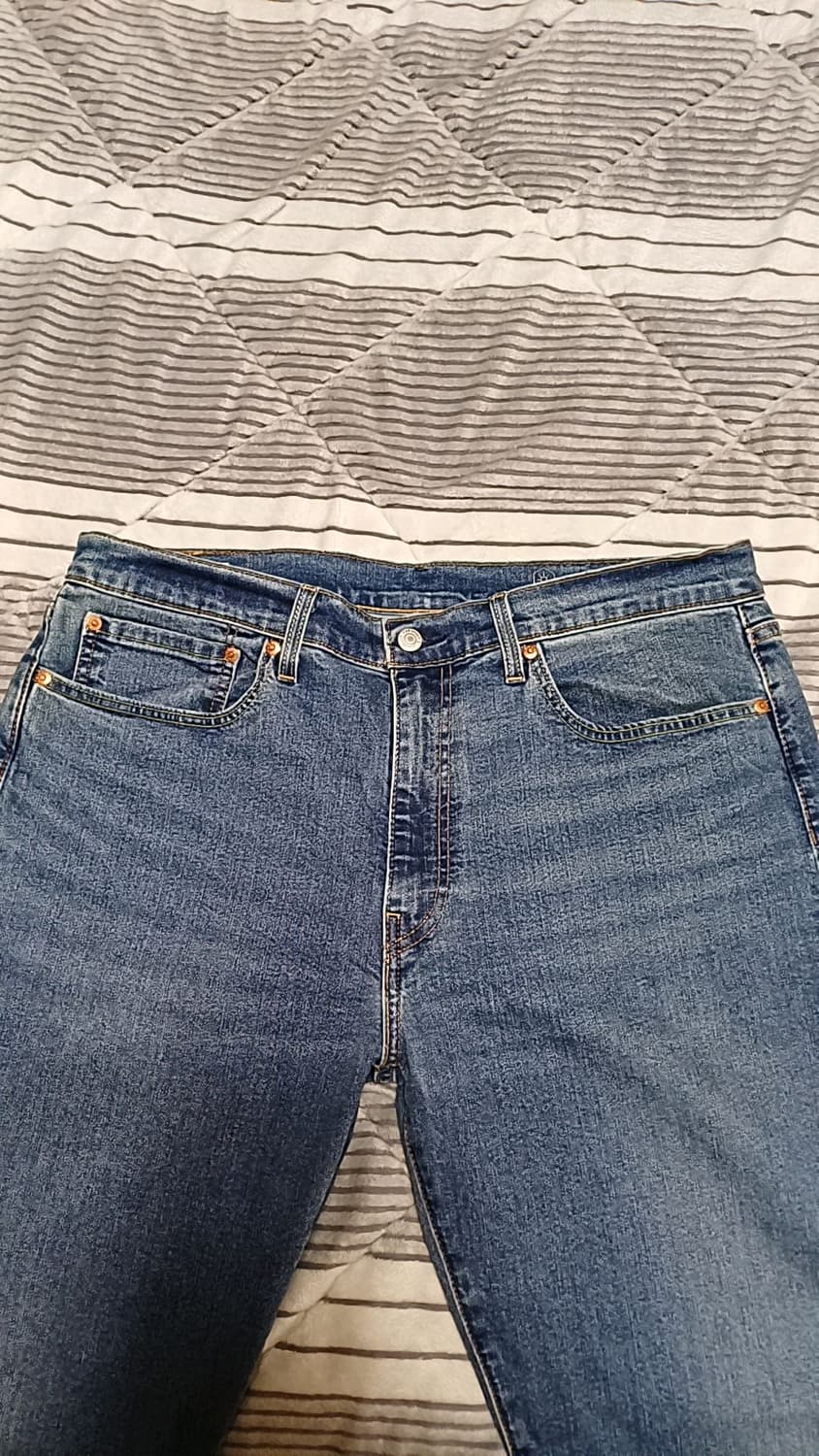 리바이스 502 미세한약기모 스판청바지 36인치 기장105 상품이미지5