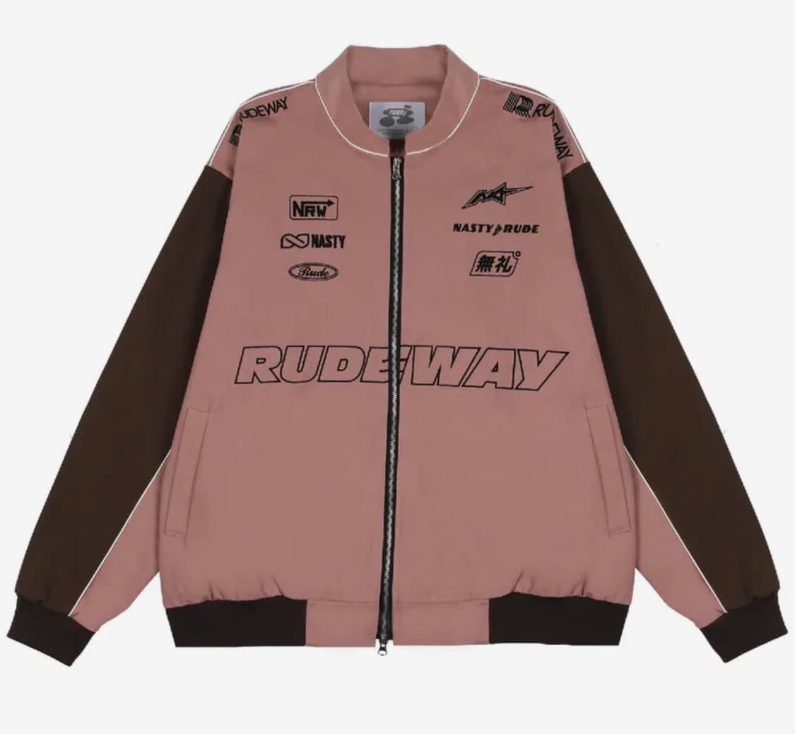 네스티킥 요보 레이싱 자켓 인디핑크 상품이미지1