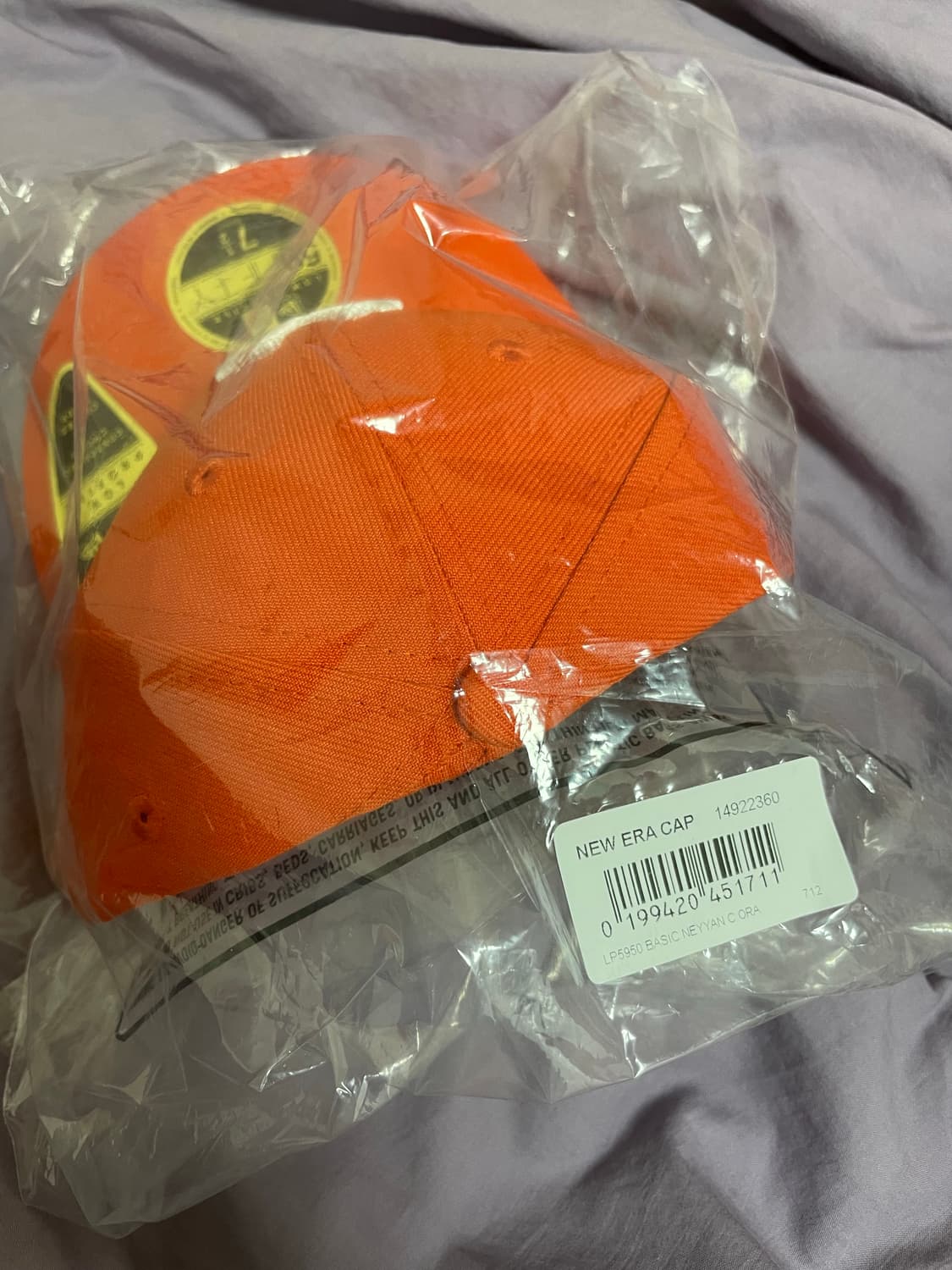 뉴에라 뉴욕양키스 베이직 로우프로파일 오렌지 상품이미지3