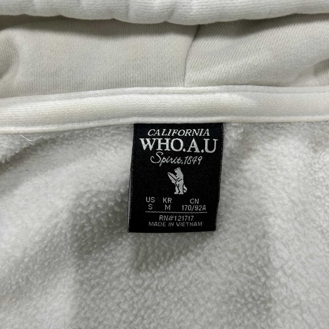 후아유 여성 기모 후드집업  상품이미지2