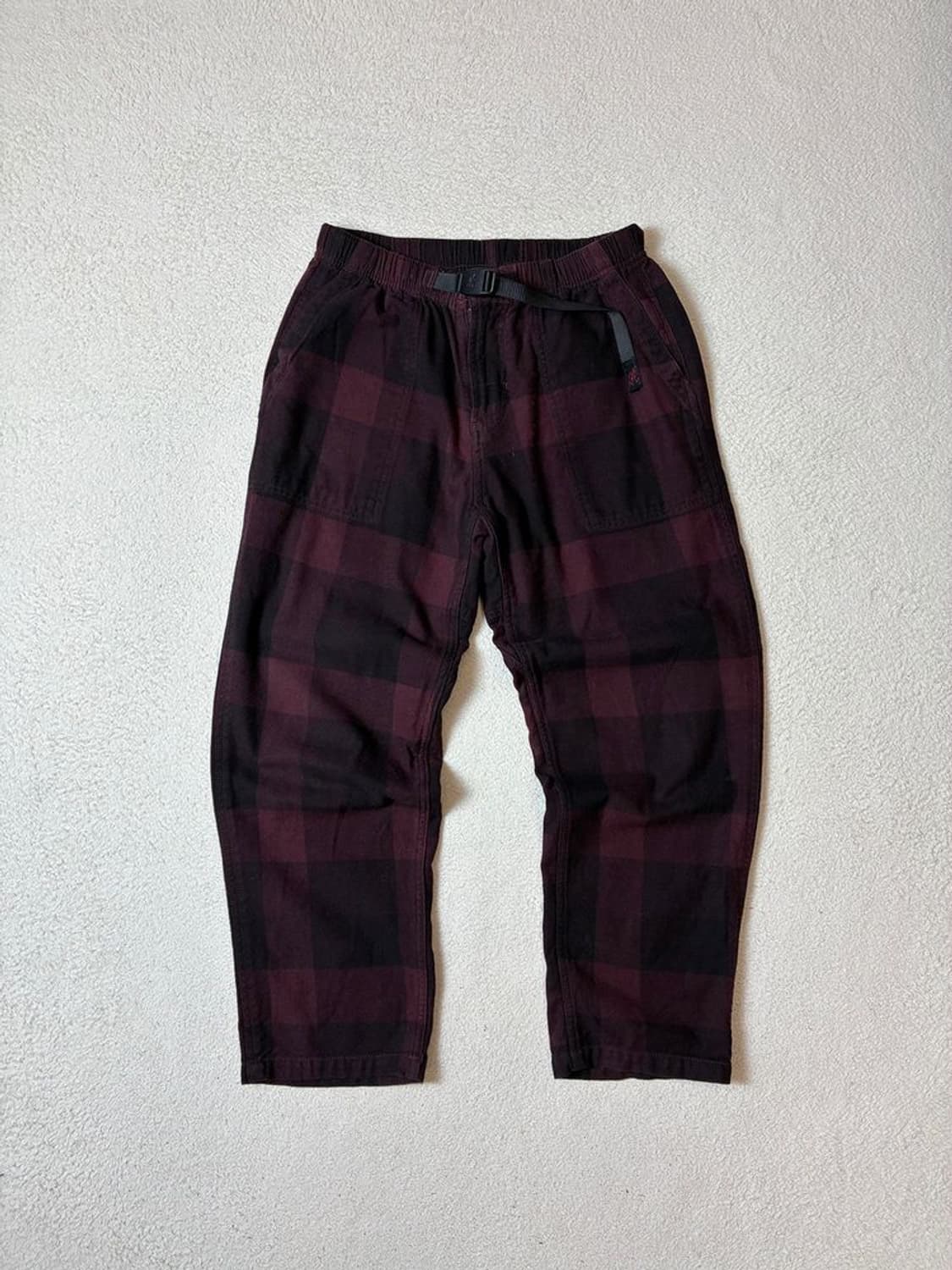 그라미치 18FW 넬 체크 루즈 테이퍼드핏 팬츠 PN7736 상품이미지1