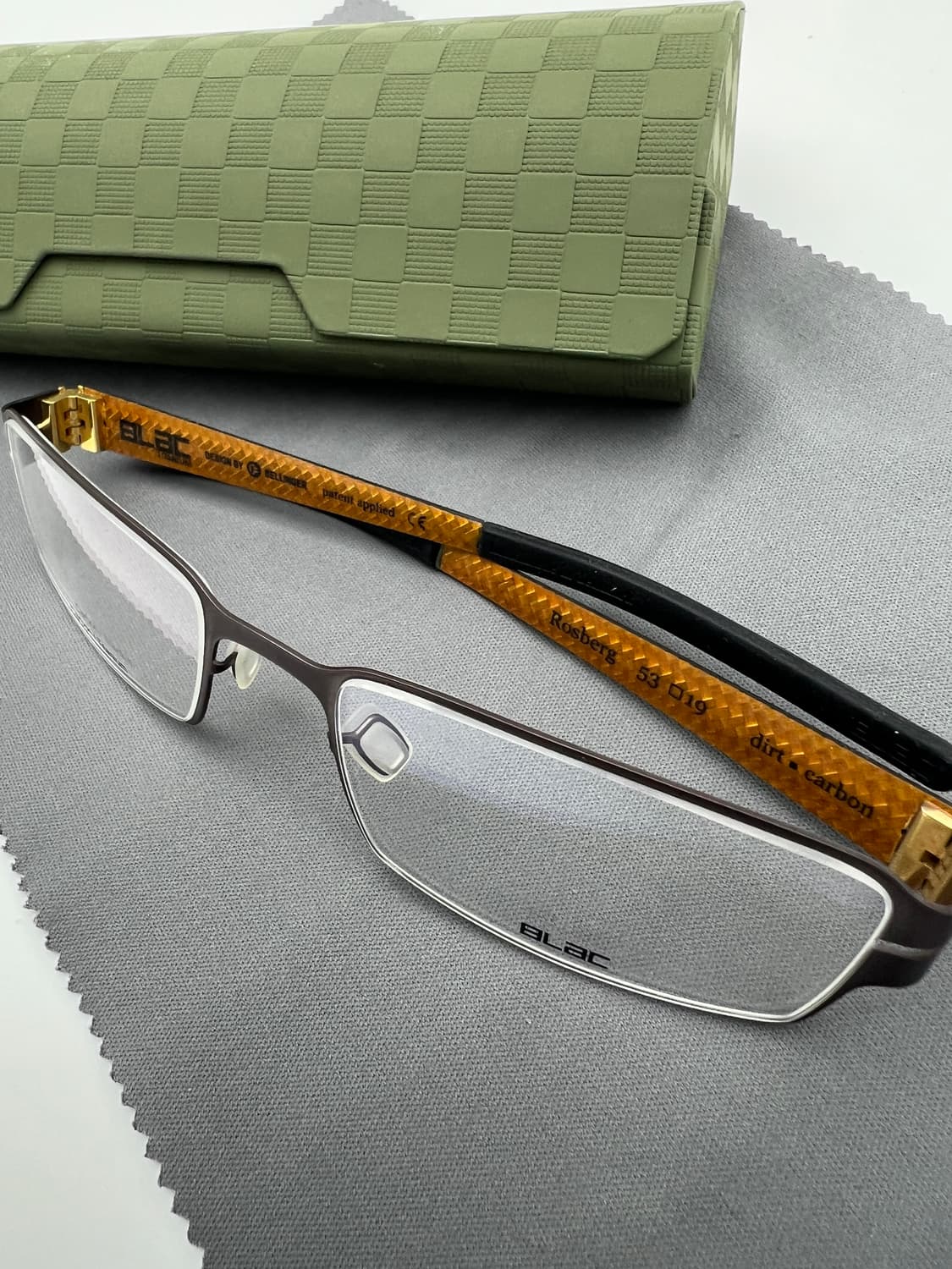 블락 BLAC 메탈 직사각 안경 Rosberg 상품이미지2