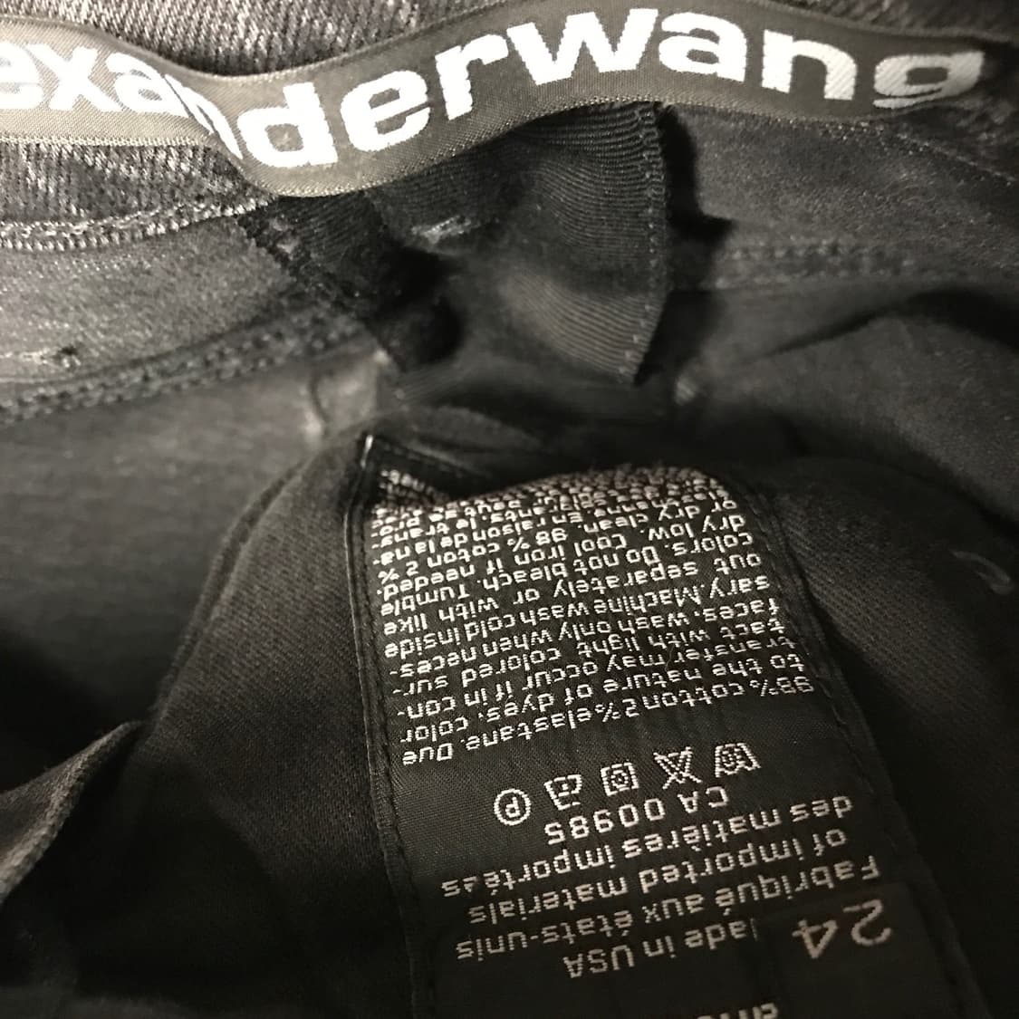 알렉산더왕 흑청 데님 팬츠 24(W) 상품이미지7