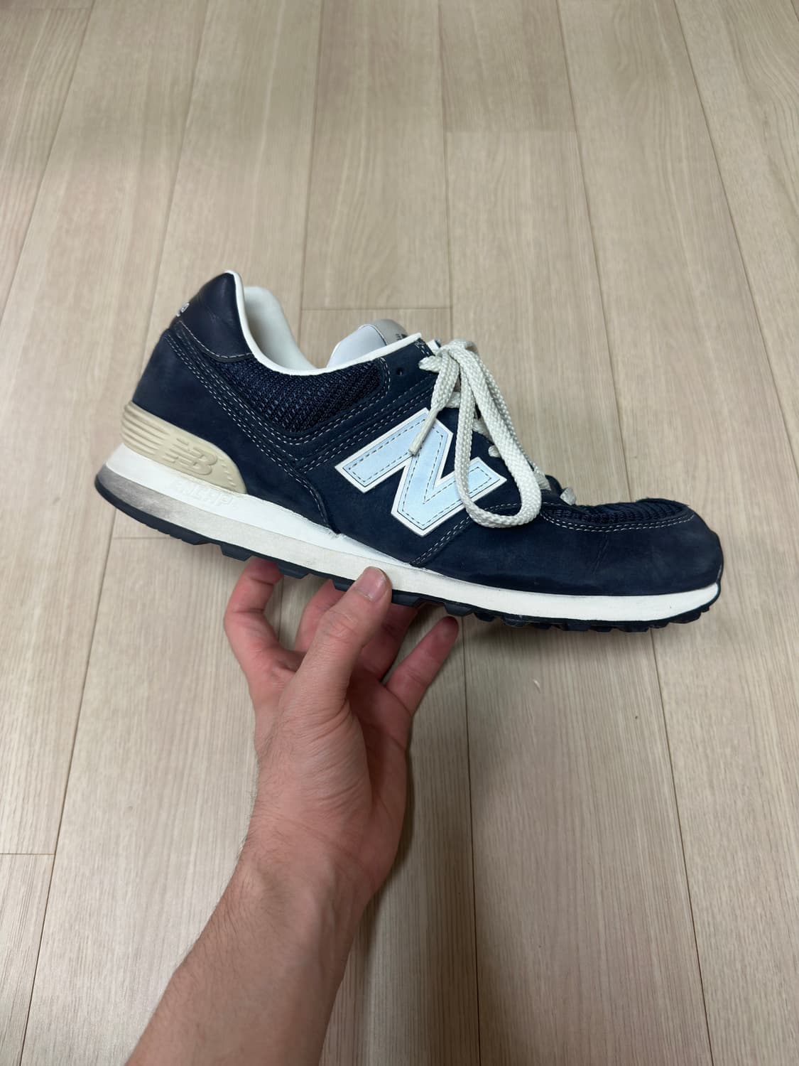 (270) 뉴발란스 포터리 574 프리미엄 하드 네이비 상품이미지5