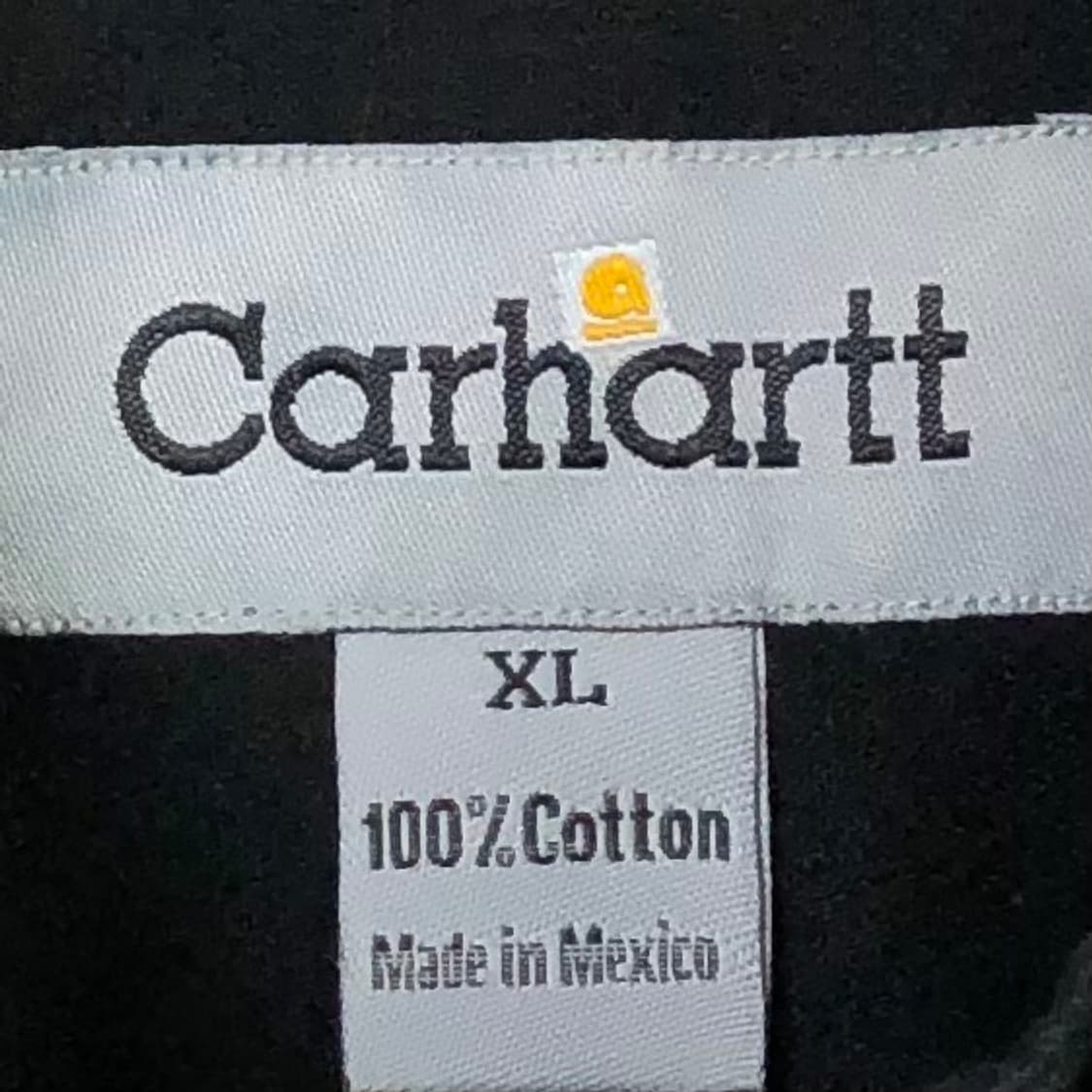 Xxl 칼하트 블랙 워크 셔츠 상품이미지3