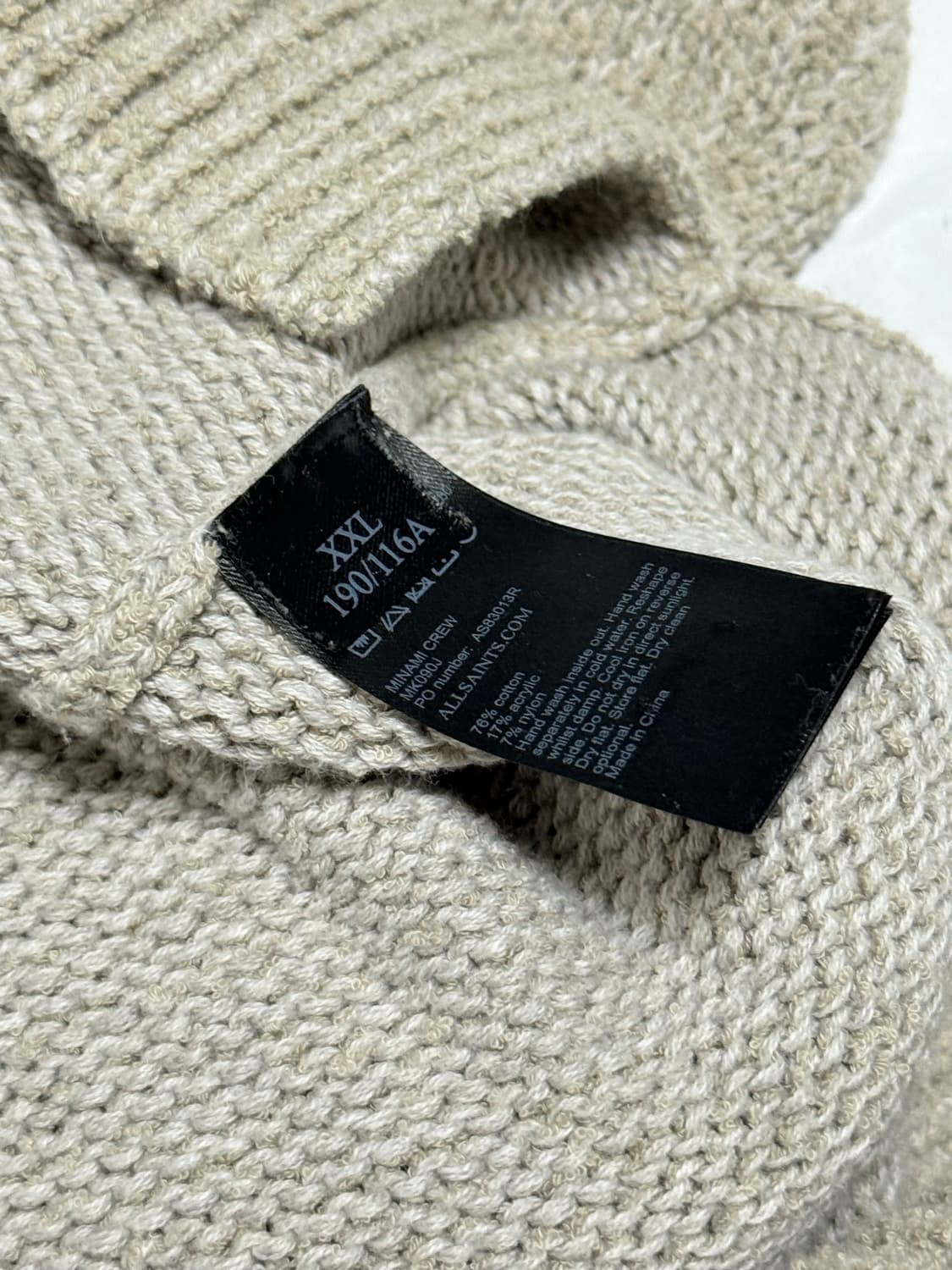 올세인츠 오버핏 니트웨어 상품이미지3