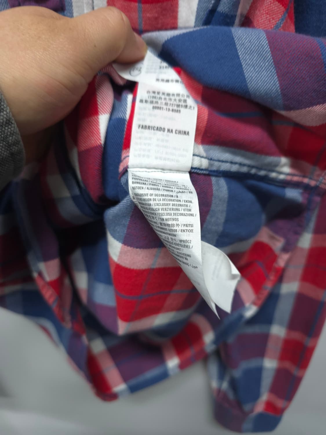 홀리스터 시그니처 로고 체크 플란넬 셔츠 (95) 상품이미지6