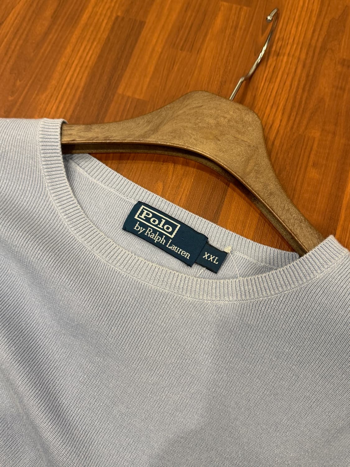 Polo RL 폴로 랄프로렌 PIMA COTTON 니트 (blue) 상품이미지8