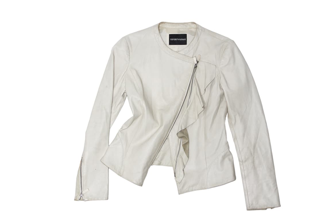 Emporio Armani 엠포리오아르마니 2WAY 램스킨 레더 자켓 상품이미지1