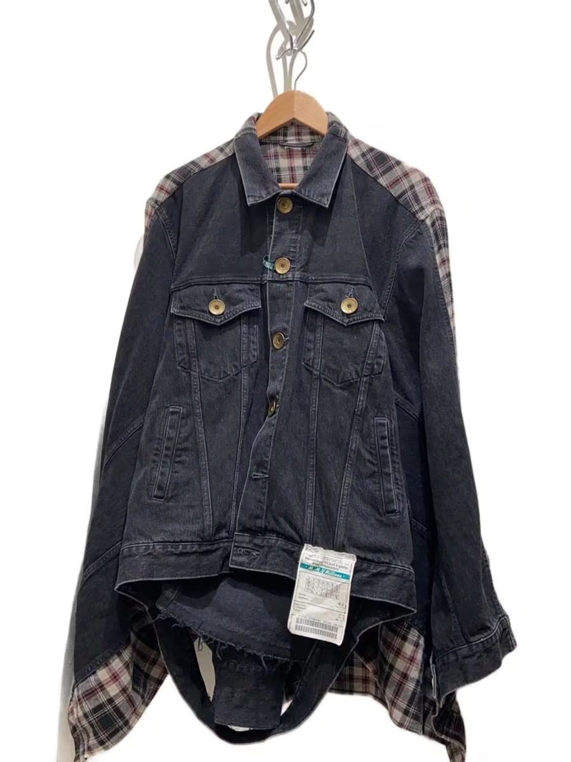 Maison Mihara Yasuhiro 데님 자켓 상품이미지1