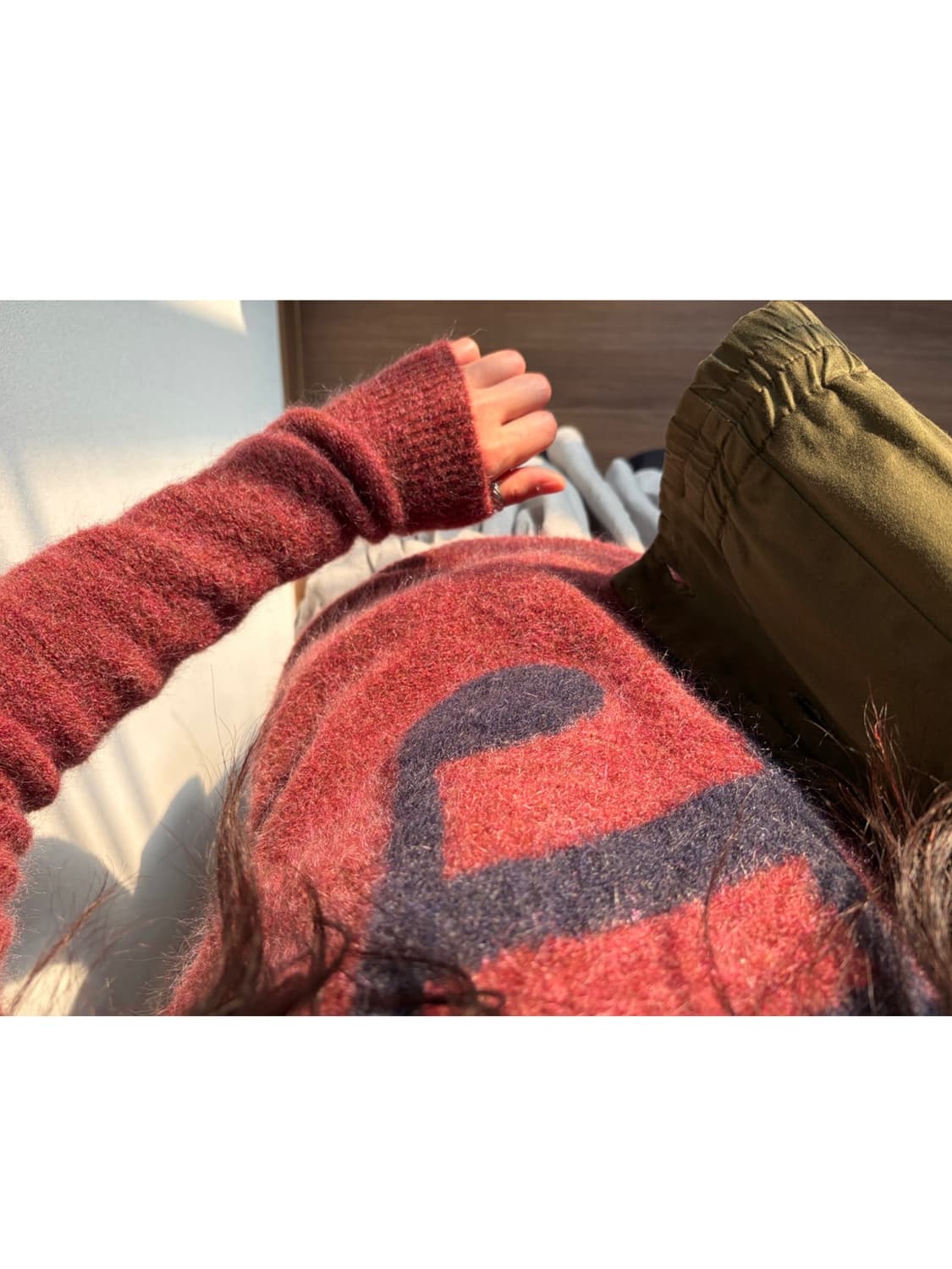 music note mohair-blend sweater 상품이미지4