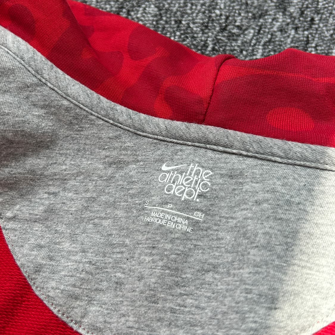 나이키 넘버링 레드 후드집업 상품이미지6