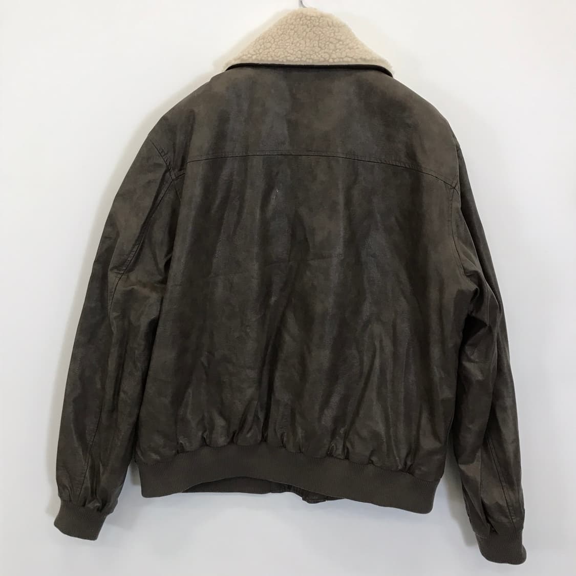 8세컨즈 에잇세컨즈 신형 페이크레더 봄버 점퍼 [XXL] 상품이미지4