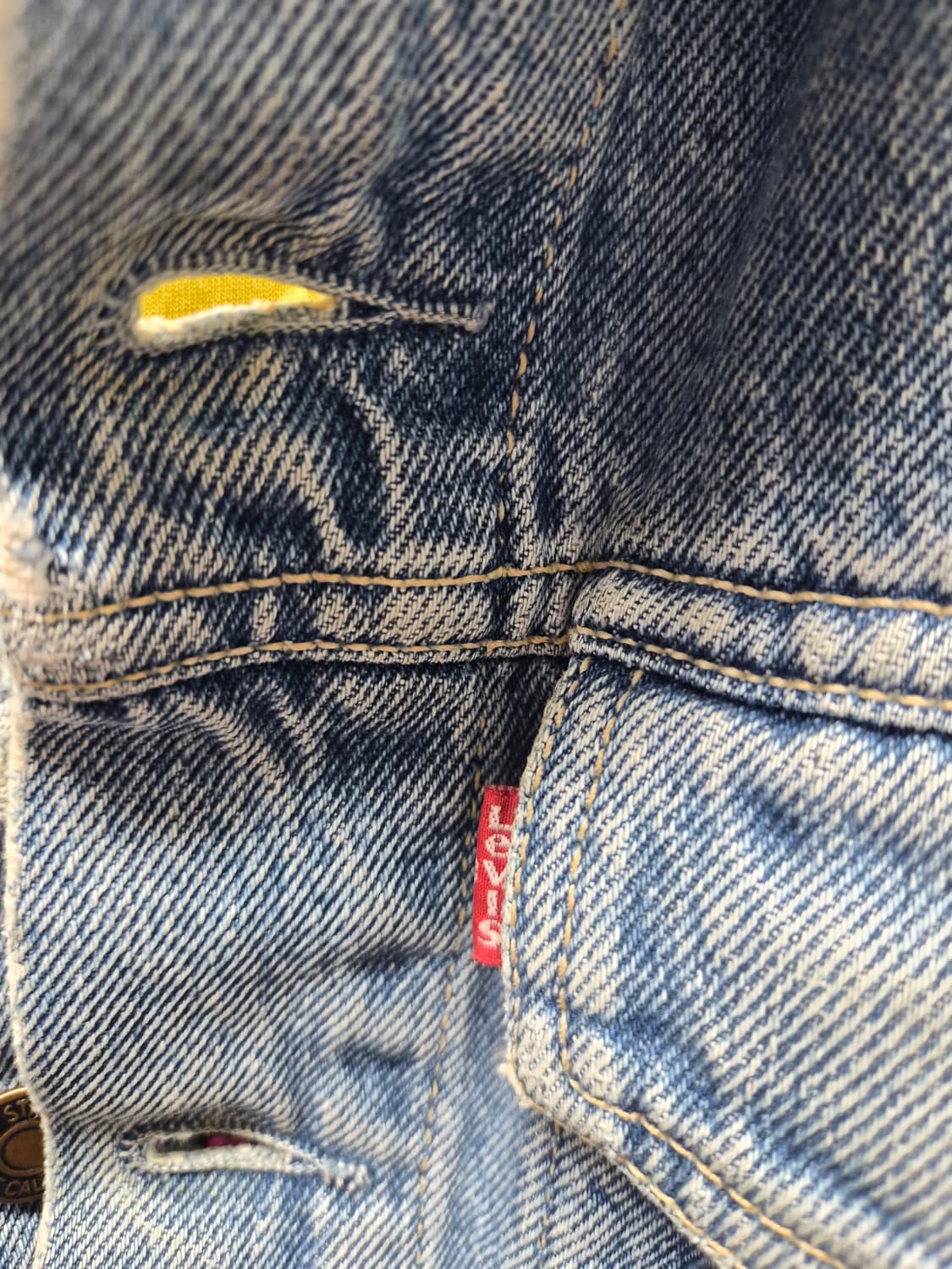 리바이스 가죽트리밍 데님 자켓 상품이미지4