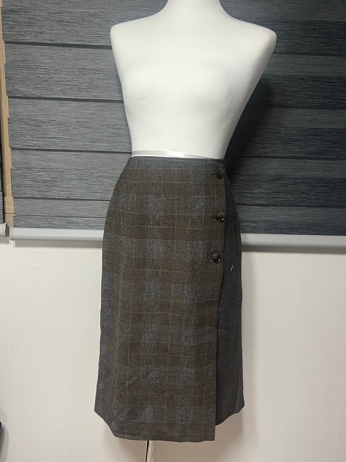 빈티지체크치마 상품이미지1