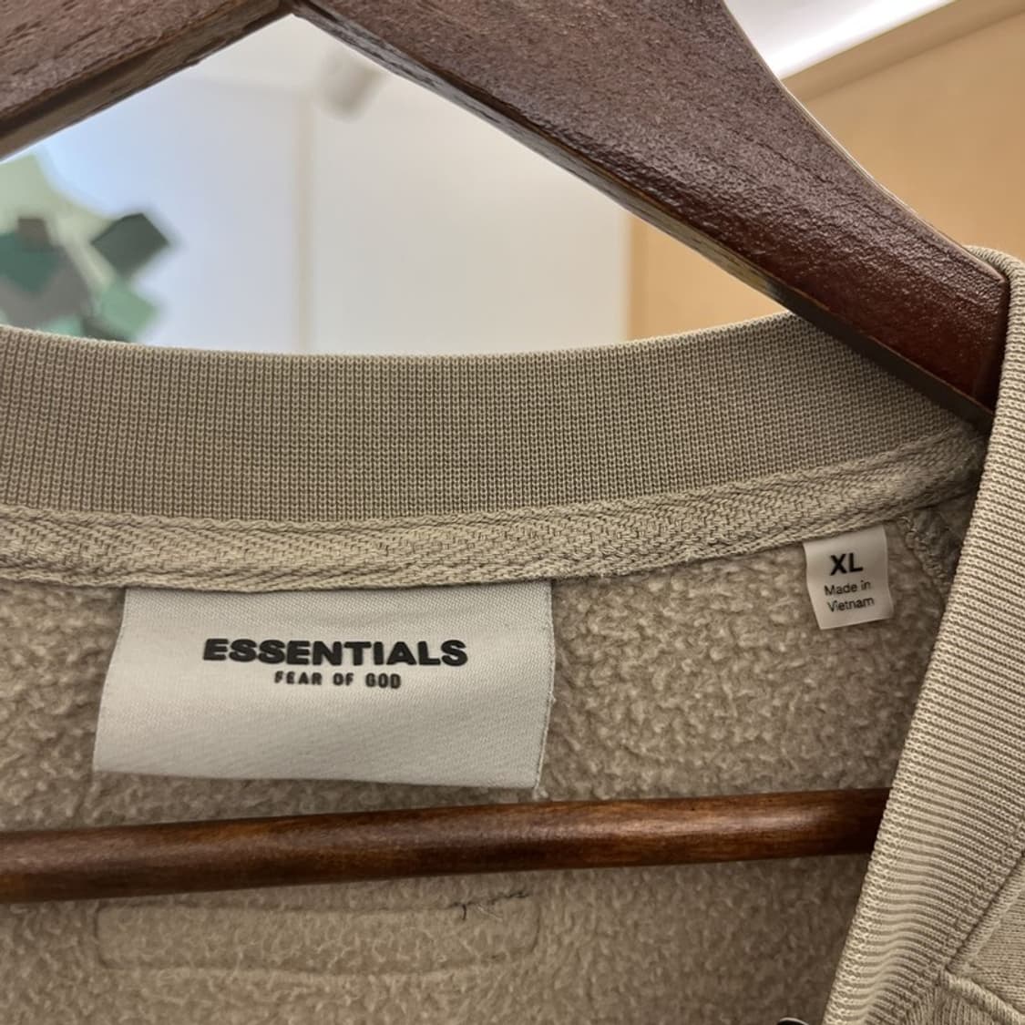 피어오브갓 에센셜 빈티지 캐주얼 오버핏 맨투맨 XL C10545 상품이미지5