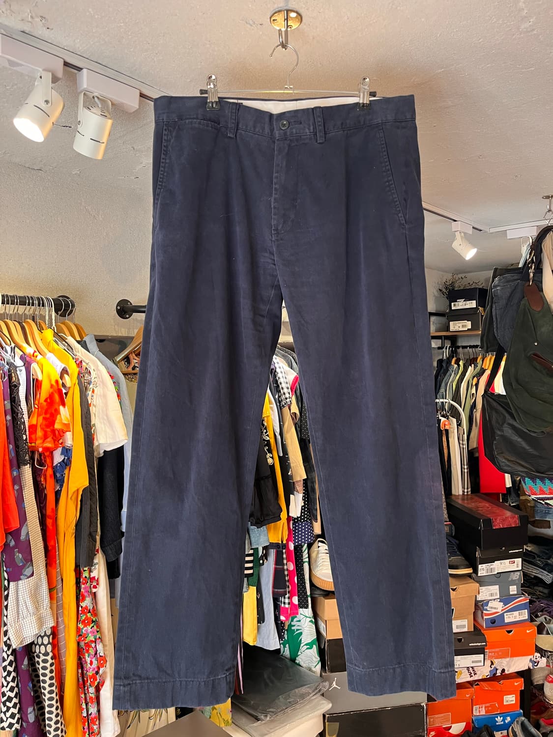 폴로 랄프로렌 원턱 네이비 치노 팬츠 상품이미지1