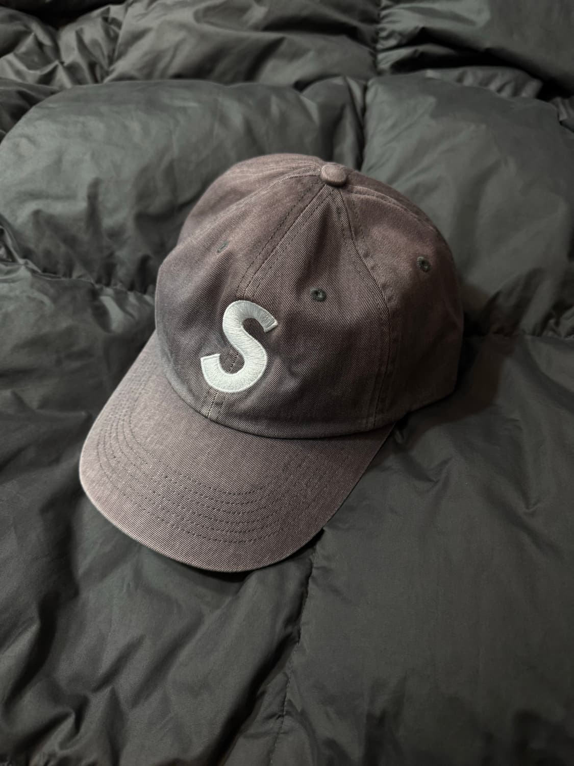슈프림 피그먼트 프린트 S로고 6패널 캡 그레이 상품이미지1