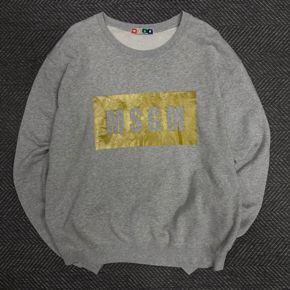 MSGM 박스로고 맨투맨 v0272 상품이미지1