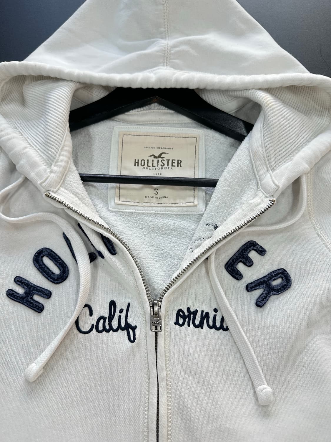 홀리스터 후드집업 화이트 상품이미지7