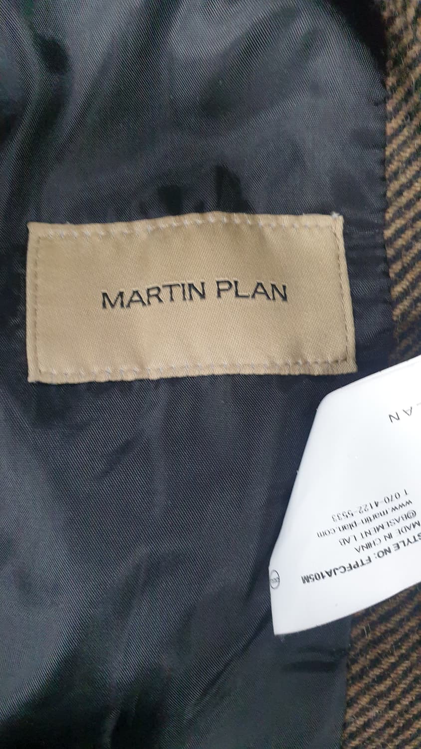 MARTIN PLAN 브라운 헤링본 자켓 L 상품이미지7