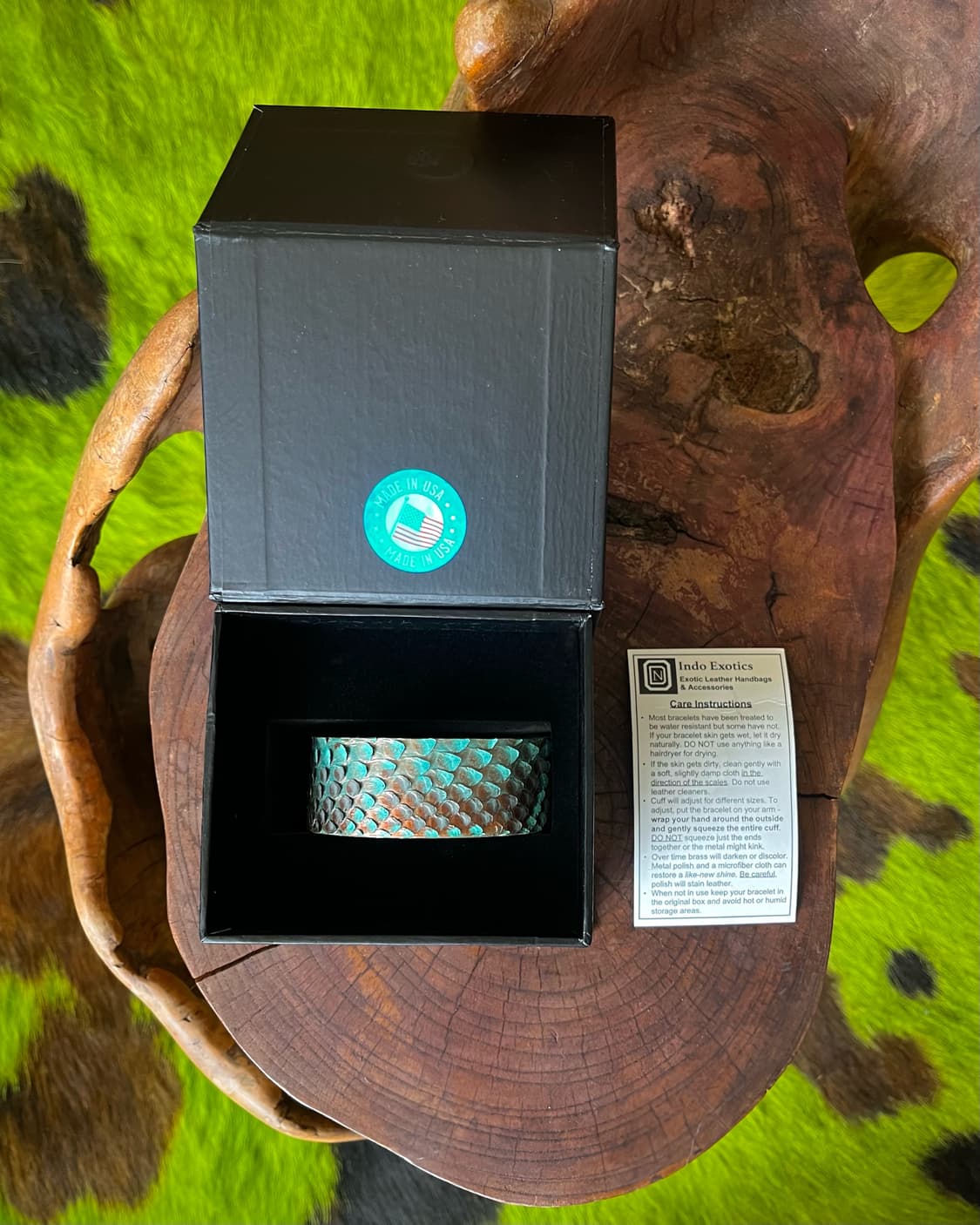 INDO Exotics Real Python Native Bangle 상품이미지5