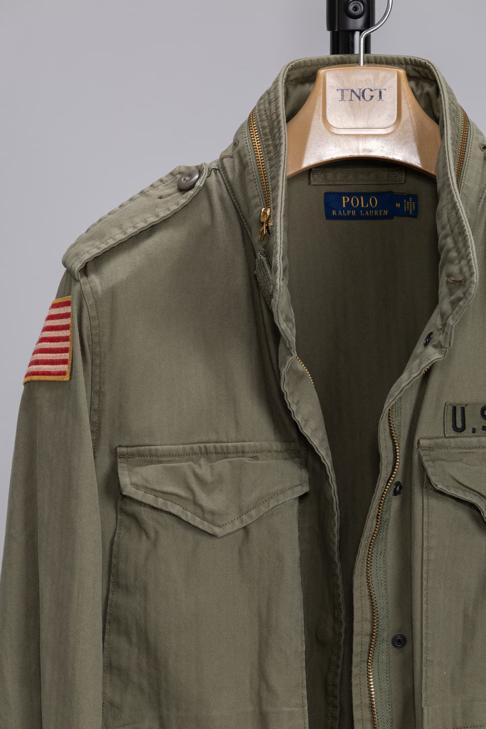 폴로 랄프로렌 M65 야상 자켓 카키 m 상품이미지5