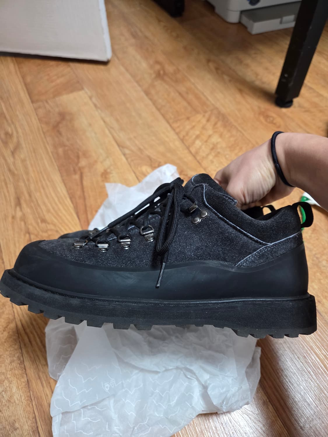 디에메 로치아 바쏘 블랙 스웨이드 42 상품이미지5