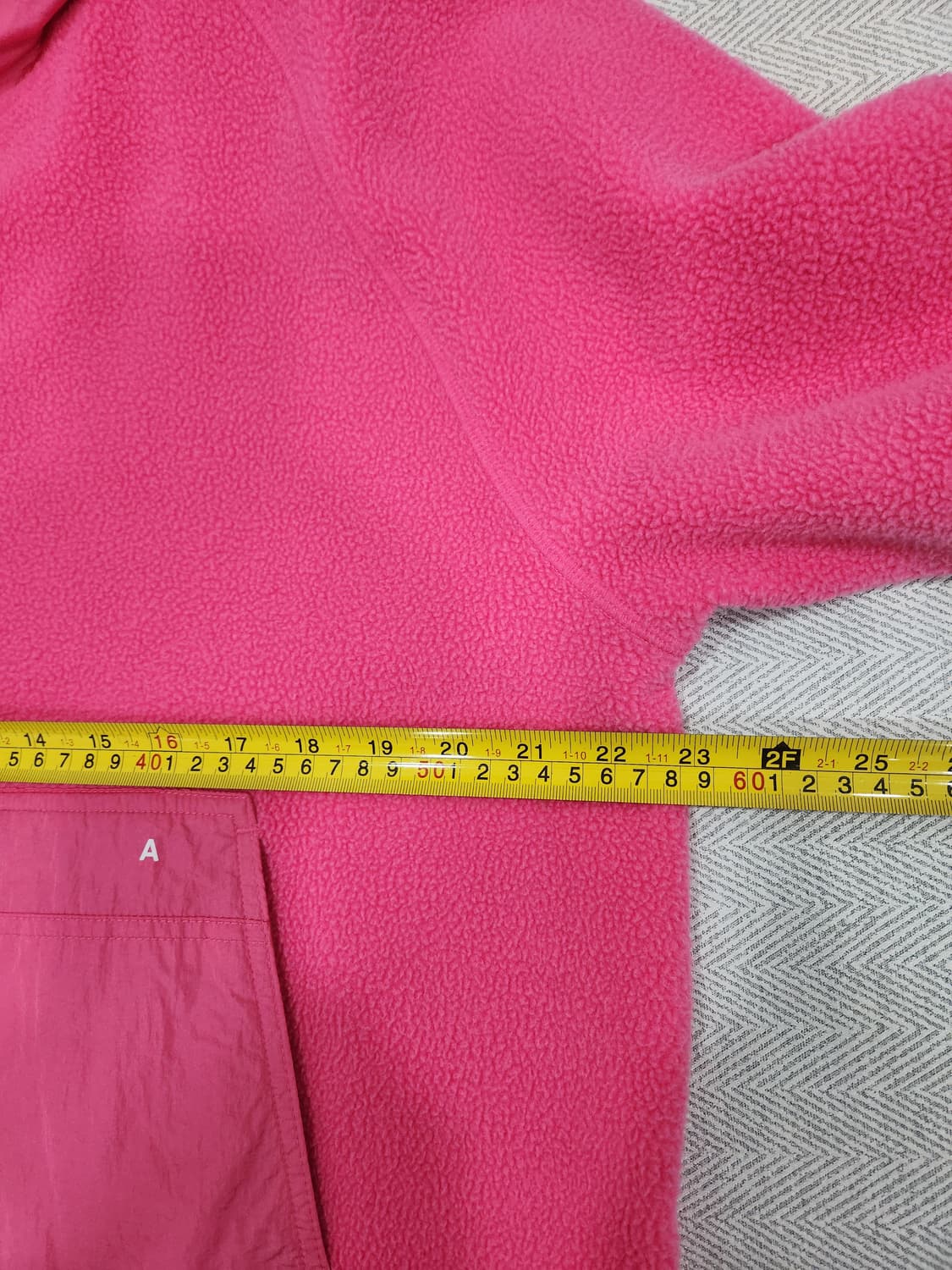 안다르(Andar) 핑크 플리스 후드티 2사이즈 상품이미지7