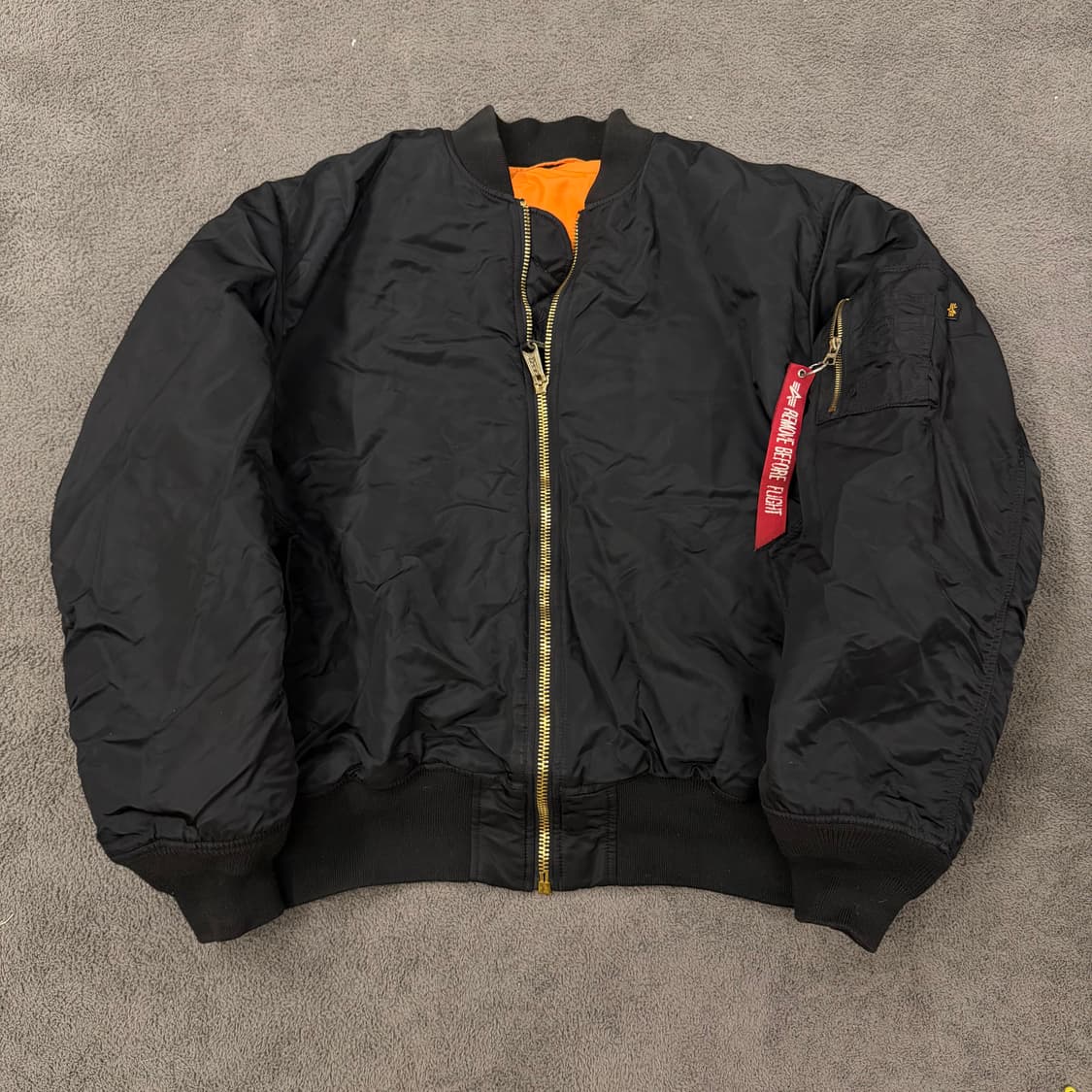 [ 정품/2XL ] 알파인더스트리 플라이트 ma-1 리버시블 항공점퍼 상품이미지2