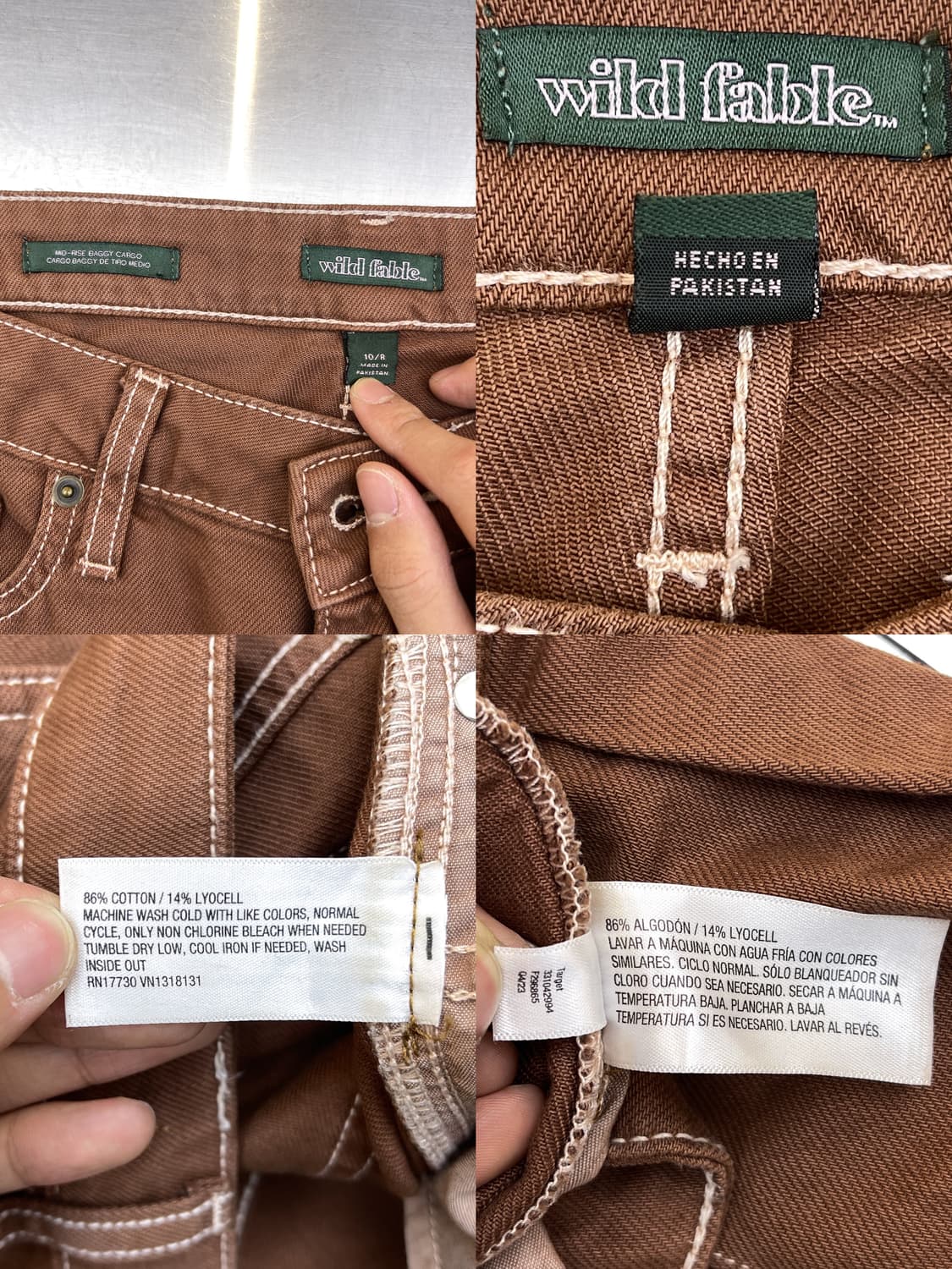 Wild Fable 와이드 카고 포켓 팬츠 상품이미지9