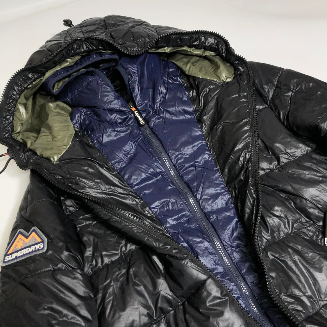 슈퍼드라이 3중 지퍼 패딩 s 상품이미지3