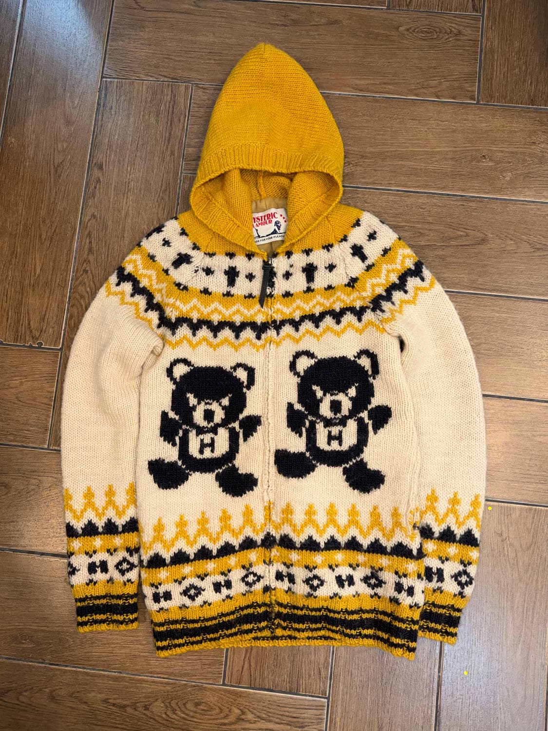 Hysteric Glamour Fxxk Bear Cowichan 상품이미지8