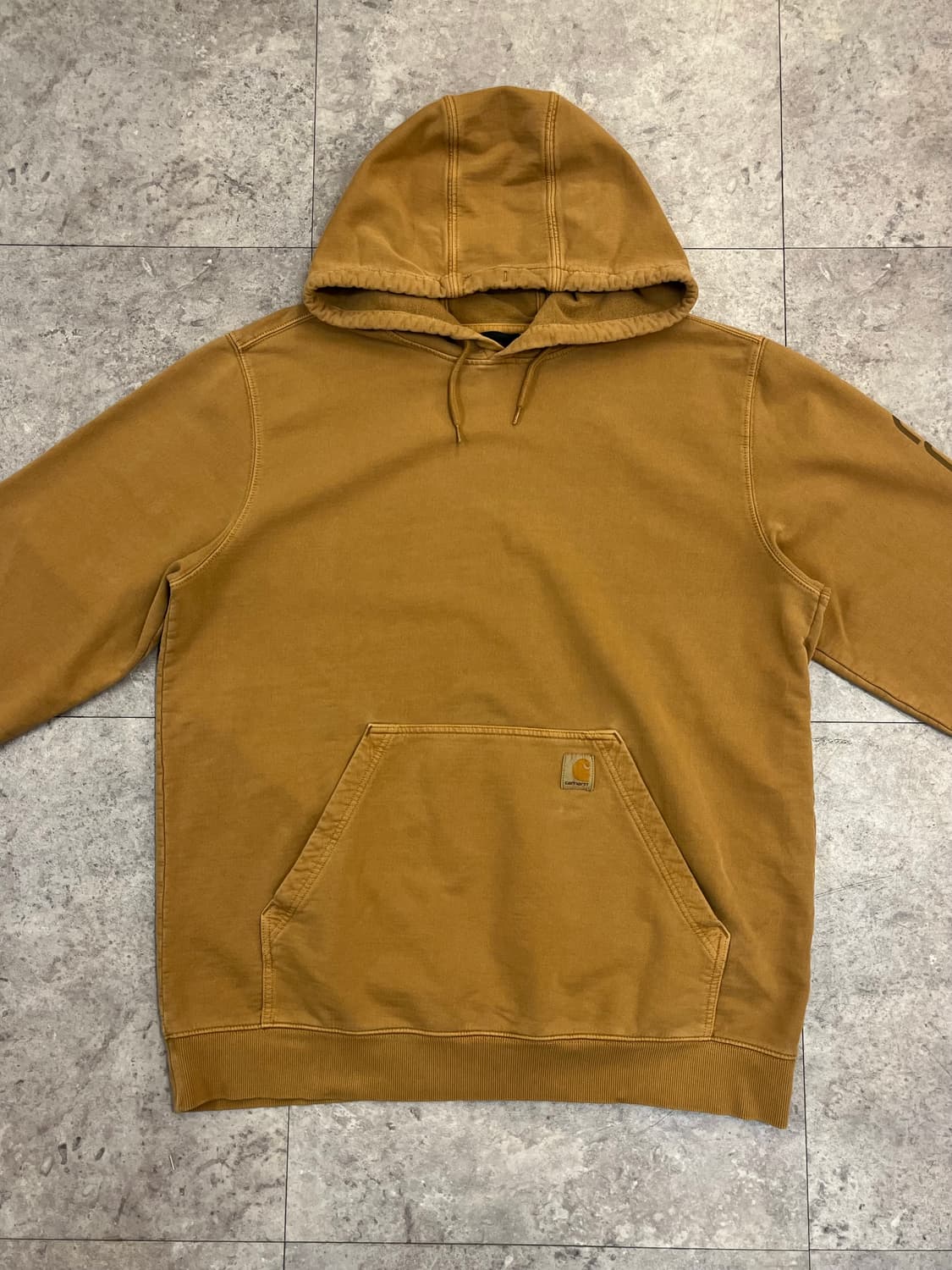 칼하트 릴렉스핏 후드티 카멜 L #csz3757 칼하트 릴렉스핏 후드티  상품이미지4