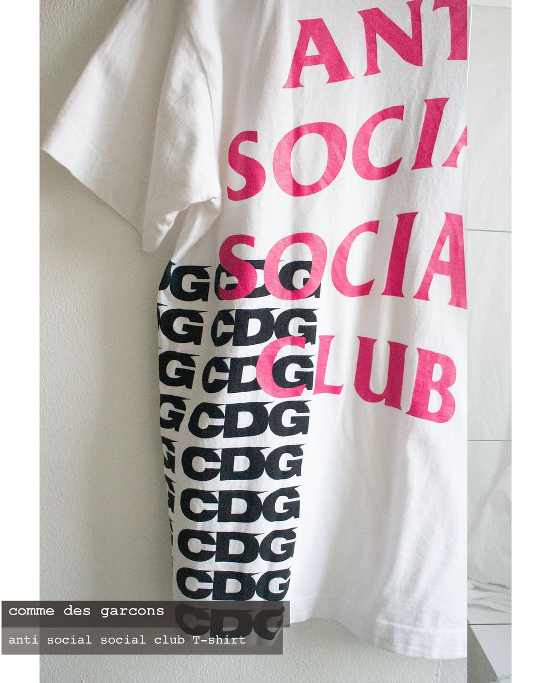 Cdg anti social social club T-shirt 상품이미지6
