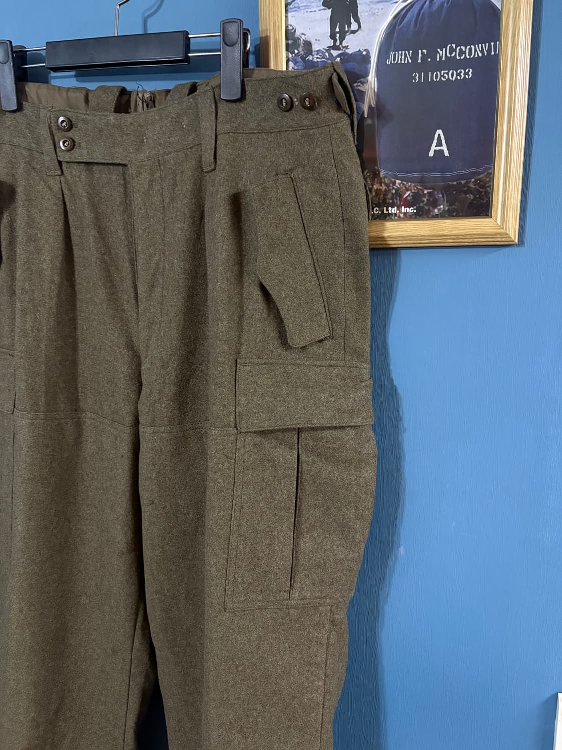 60‘s German Army Wool Field Cargo Pant. 상품이미지3