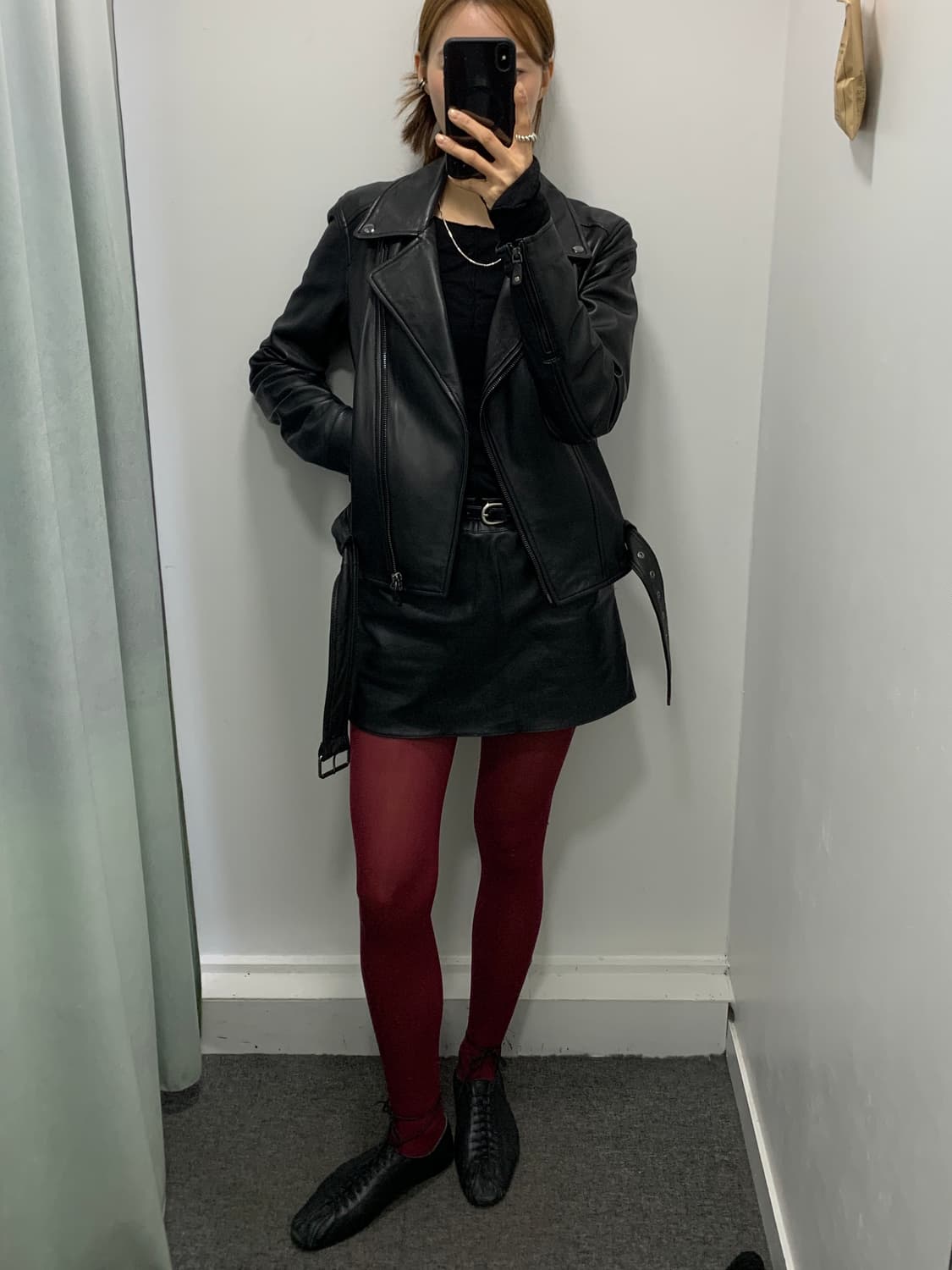 마시모 두띠 양가죽 라이더 자켓 상품이미지3